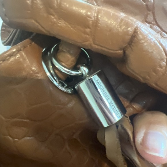 Vintage Michael Kors Bag Cognac Camel Tan Tassel - Picture 3 of 10